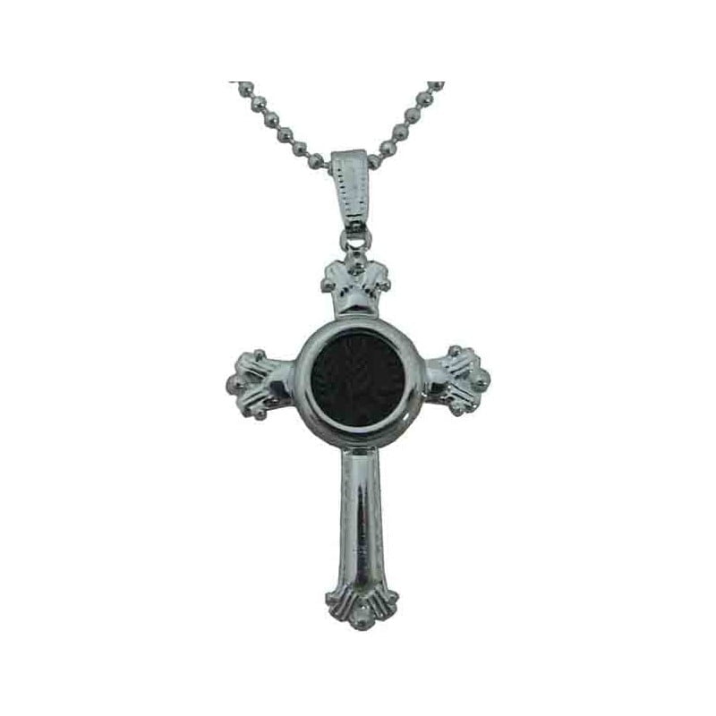 Byzantine Cross Pendant Chain With Antique Widow's Mite Replica Coin ...