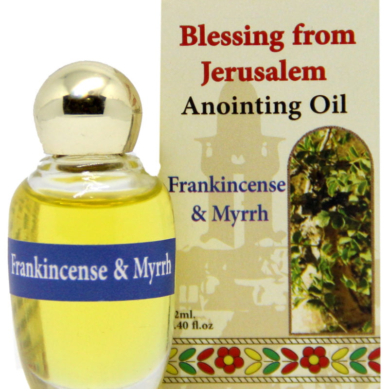 Anointing oil Frankincense and Myrrh Holy Land Shopping