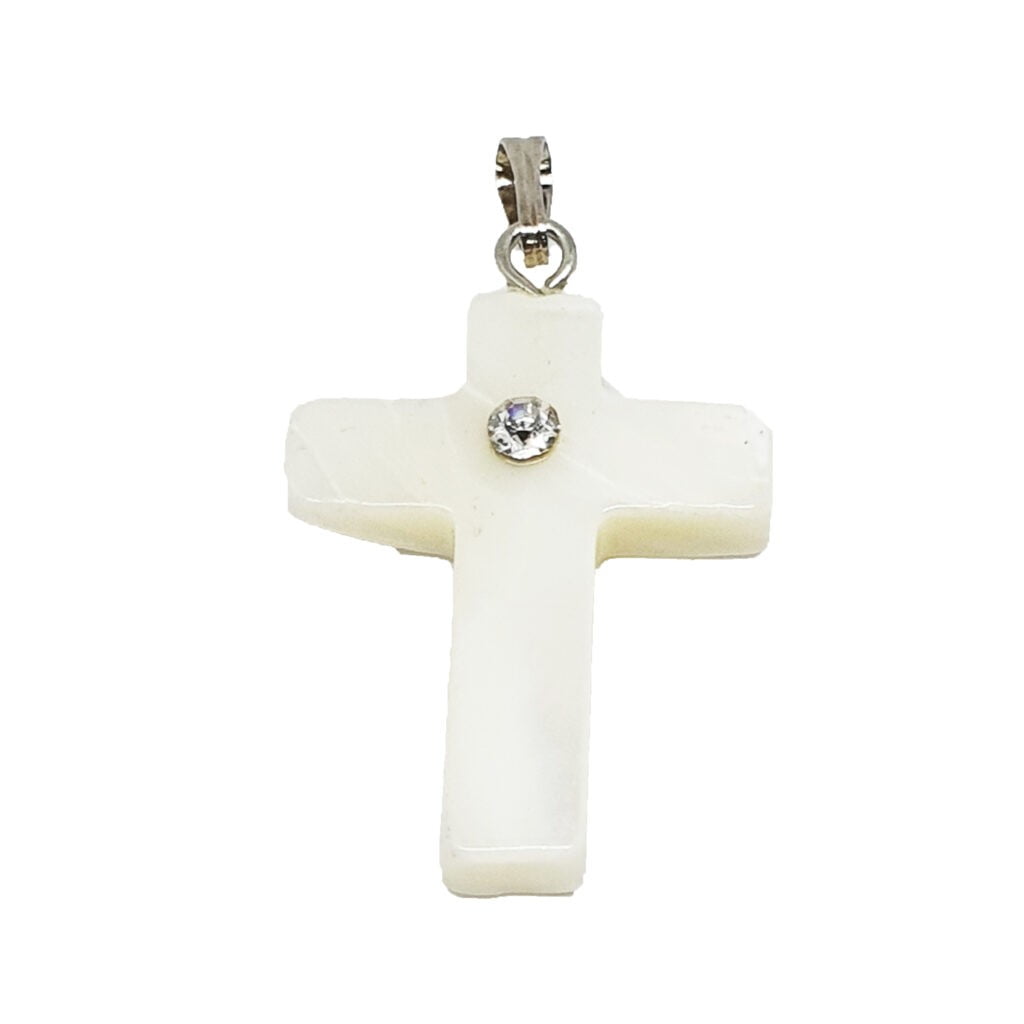Mother of Pearl Cross Studs main image 0
